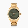 KAPTEN & SON KAPTEN & SON Horloge | CRUSH | GOLD GREEN STEEL | 36 MM