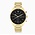 KAPTEN & SON KAPTEN & SON Horloge | RISE GOLD BLACK STEEL | 43 MM