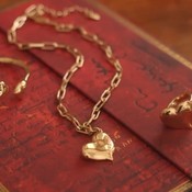UNOde50 UNOde50  Ketting | HEARTBEAT | VERGULD |  COL1669ORO0000U