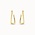 UNOde50 UNOde50 Oorbellen | FOR U | VERGULD | SHAPES SS22