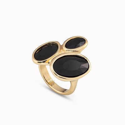 UNOde50 UNOde50 Ring | KINGDOM | VERGULD | ZWART | ANI0742NGRORO