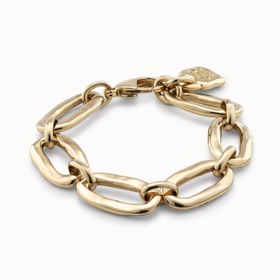 UNOde50 UNOde50 Armband | AWESOME | VERGULD | Schakel Armband | PUL0949ORO0000M