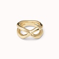 UNOde50 UNOde50 Ring | CROSSED | VERGULD | IMPERIOUS FW22