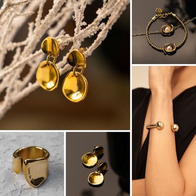 UNOde50 UNO de 50 Oorbellen | SCALES | VERGULD | PEN0055ORO0000U