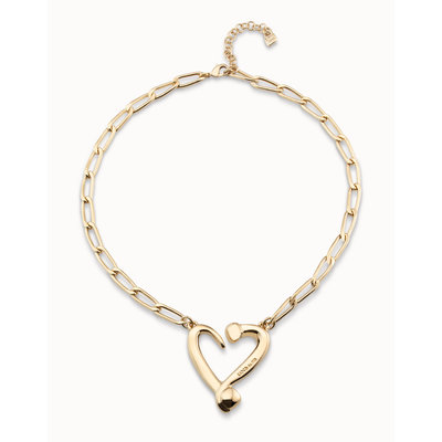 UNOde50 UNOde50  Ketting | ONE  LOVE | VERGULD | COL1804ORO000