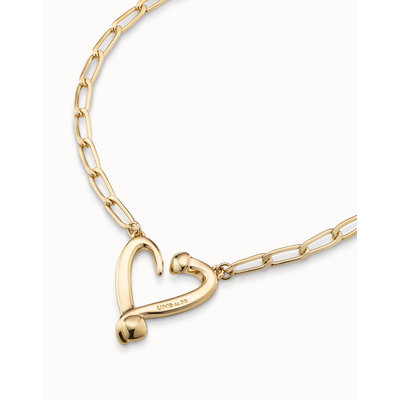 UNOde50 UNOde50  Ketting | ONE  LOVE | VERGULD | COL1804ORO000