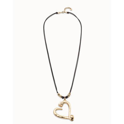 UNOde50 UNOde50  Ketting | BIG LOVE | VERGULD | COL1806ORO000