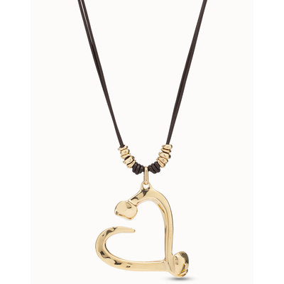 UNOde50 UNOde50  Ketting | BIG LOVE | VERGULD | COL1806ORO000