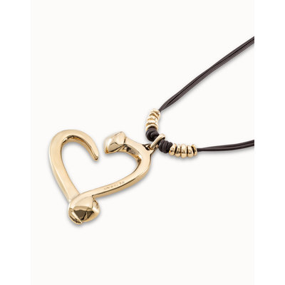 UNOde50 UNOde50  Ketting | BIG LOVE | VERGULD | COL1806ORO000