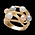 SANJOYA SANJOYA Ring | ZOETWATERPARELS | VERGULD