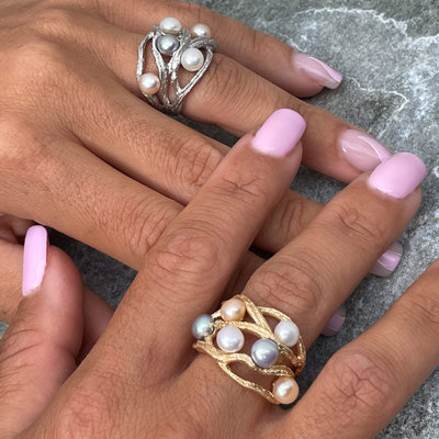 SANJOYA SANJOYA Ring | ZOETWATERPARELS | VERGULD | L0222002.56