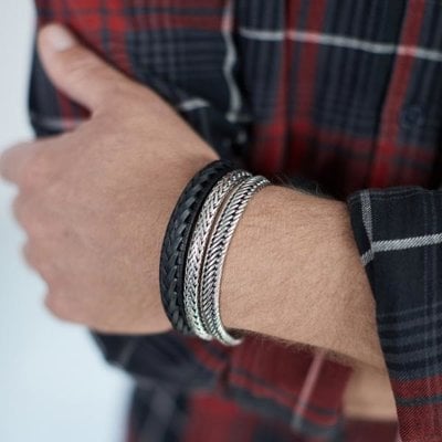 SILK Jewellery SILK Armband | 743 Armband Weave | Zilver | 19 cm