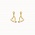 UNOde50 UNOde50 Oorbellen | ONE LOVE | VERGULD | LOVED SS23