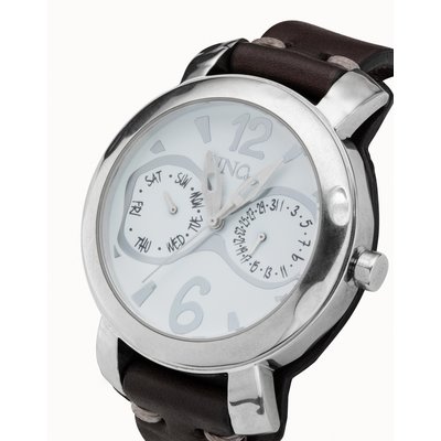 UNOde50 UNOde50 Horloge |  LET'S CATCH UP | BRUIN WIT | REL0104BLNMAR0U