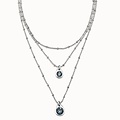 UNOde50 UNOde50  Ketting | STARS' RAIN | BLAUW KRISTAL