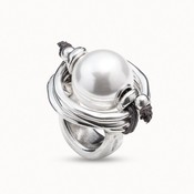 UNOde50 UNOde50 Ring | A PEARL OF WISDOM  | ANI0390BPLMTL