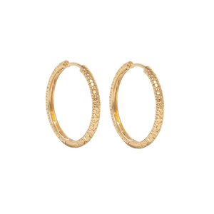 MIAB Jewels MIAB Oorbellen | Structure Click | Goldfilled