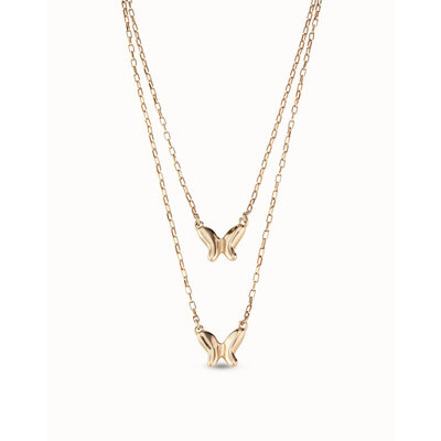 UNOde50 UNOde50  Ketting | DOUBLEFLY |  VERGULD | COL1861ORO