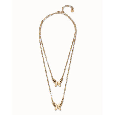 UNOde50 UNOde50  Ketting | DOUBLEFLY |  VERGULD | COL1861ORO