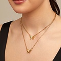 UNOde50 UNOde50  Ketting | DOUBLEFLY |  VERGULD | FREE FW23