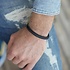 SILK Jewellery SILK Armband | 853BLK Armband | Zilver | Leer | Zwart