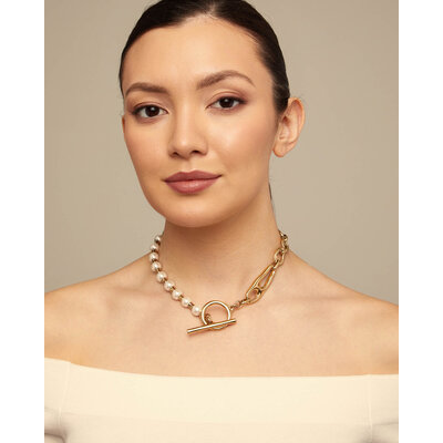 UNOde50 UNOde50  Ketting | PEARL & MATCH |  VERGULD | COL1841ORO