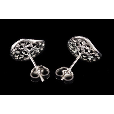 SANJOYA SANJOYA Oorbellen | BEWERKTE OORBELLEN | ZILVER | PRE0318003