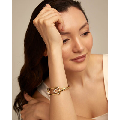 UNOde50 UNOde50 Armband | STAND OUT TOPAZ  | VERGULD | PUL2385BLNORO