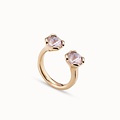 UNOde50 UNOde50 Ring | AURA PINK | VERGULD | CHARISMATIC  FW23