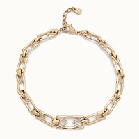 UNOde50 UNOde50  Ketting | IMPRESSIVE TOPAZ |  VERGULD | BRAVE FW23