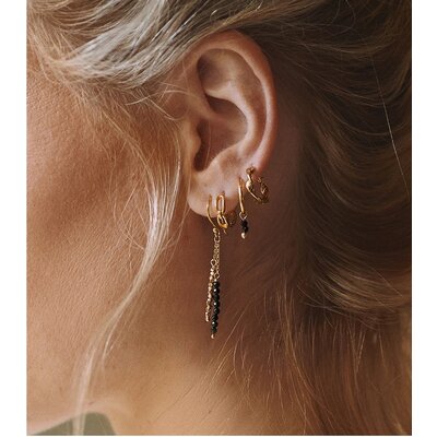 MIAB Jewels MIAB Oorbellen | Connected Click | Goldfilled