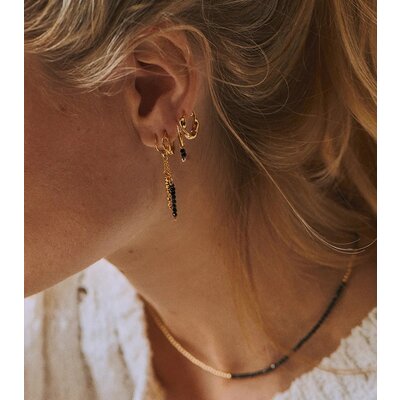 MIAB Jewels MIAB Oorbellen | Connected Click | Goldfilled