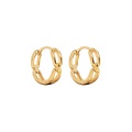 MIAB Jewels MIAB Oorbellen | Connected Click | Goldfilled