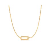 ANIA HAIE ANIA HAIE Ketting | GLAM INTERLOCK | VERGULD | N037-01G