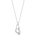 ANIA HAIE ANIA HAIE Ketting | Gold Twisted Wave Drop Pendant | ZILVER