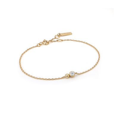 ANIA HAIE ANIA HAIE Armband | Orb Sparkle Chain  | VERGULD | B045-01G