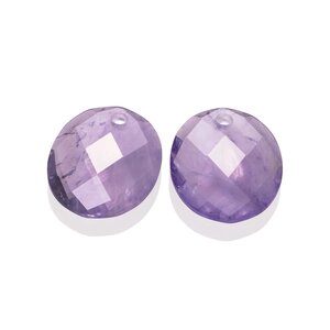 SPARKLING SPARKLING Oorbellen | Edelstenen | Amethyst Large Oval