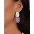 SPARKLING SPARKLING Oorbellen | Edelstenen | Amethyst Large Oval
