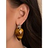 SPARKLING SPARKLING Oorbellen | Edelstenen | Tiger Eye Blossom