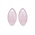 SPARKLING SPARKLING Oorbellen | Edelstenen | Rose Quartz Leaf