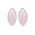 SPARKLING SPARKLING Oorbellen | Edelstenen | Rose Quartz Leaf