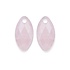 SPARKLING SPARKLING Oorbellen | Edelstenen | Rose Quartz Leaf