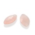 SPARKLING SPARKLING Oorbellen | Edelstenen | Rose Quartz Leaf