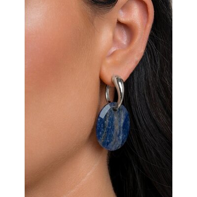 SPARKLING SPARKLING Oorbellen | Bold Fuse Creolen l Zilver