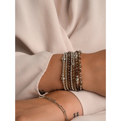 SPARKLING SPARKLING Armband | Smoky Quartz Universe armband