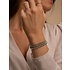SPARKLING SPARKLING Armband | Saturn 4mm kralenarmband | Zilver