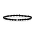 SPARKLING SPARKLING Armband | Onyx Saturn small armband