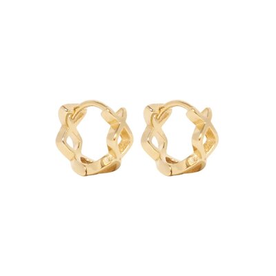 MIAB Jewels MIAB Oorbellen | XOXO | Goud