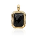 SPARKLING SPARKLING Ketting | Baguette pendant | Onyx