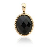 SPARKLING SPARKLING Ketting | Twist pendant | Onyx